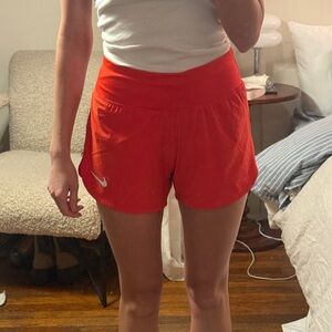 Nike Women's Bright Red Athletic Shorts